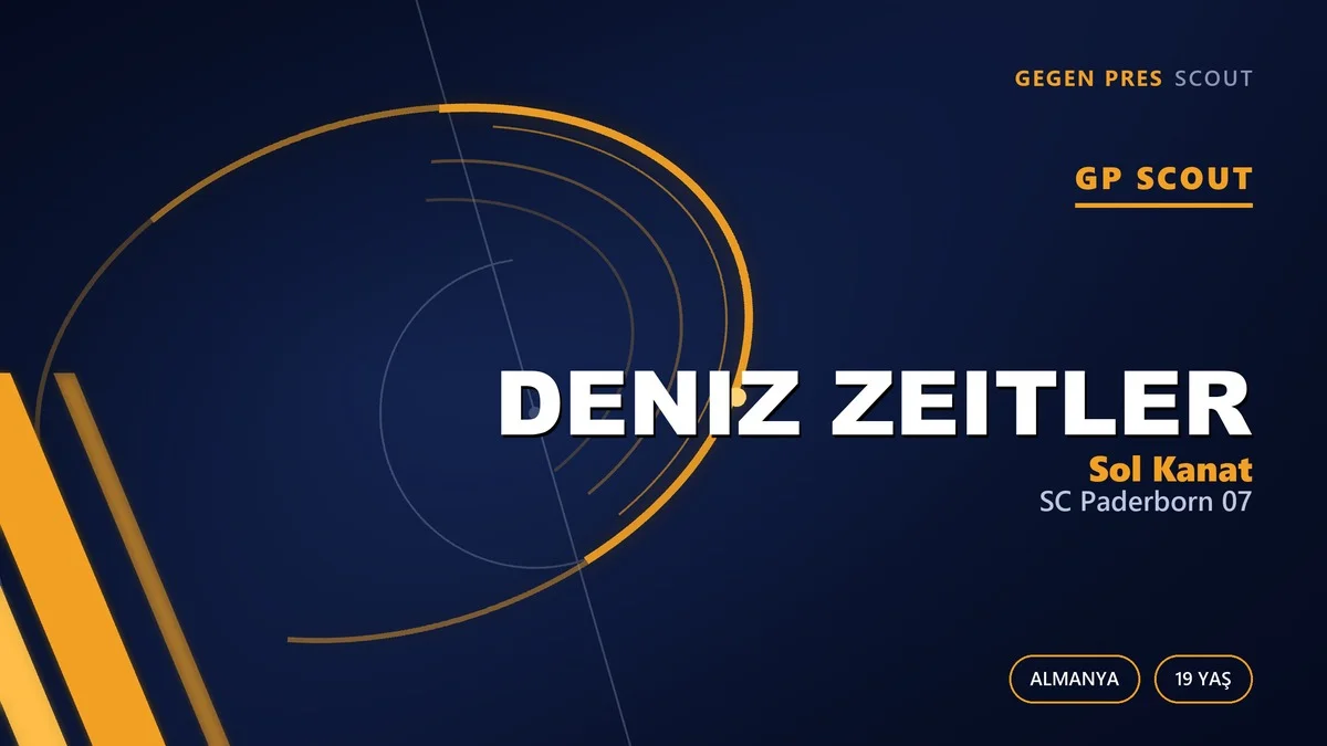Otuz Sekiz Maçta Bir Kez Bile Dışarıda Kalmadı: Deniz Zeitler’in Paderborn Sınavı