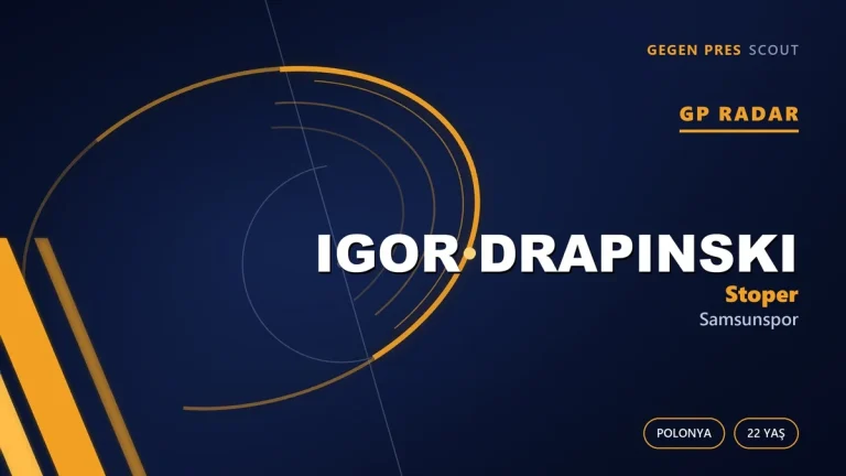 GP Radar: Igor Drapinski — Samsunspor’un Polonyalı Stoper Transferi
