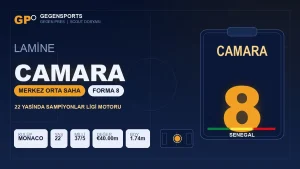 Gegen Pres | Senegal’in 8 Numarası Lamine Camara: 22 Yaşında 37 Millî Maç, 40 Milyon Euro