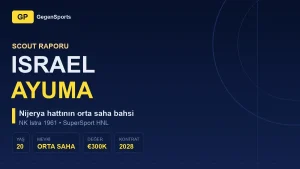 Israel Isaac Ayuma Scout Raporu: Nijeryalı Genç Orta Saha Istra’da Ne Arıyor?