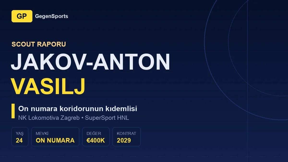 Jakov-Anton Vasilj Scout Raporu: 2029 Kontratı Kulübün Hangi Planını Anlatıyor?