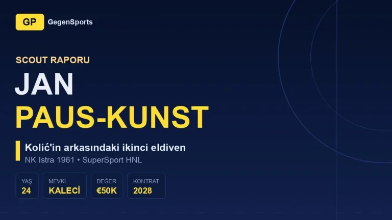 Jan Paus-Kunst Scout Raporu: İkinci Kaleci Dosyası Neden Yazılır?