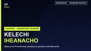 Kelechi Iheanacho Bursaspor’a Transfer Oldu: Nijeryalı Yıldızın Scout Raporu