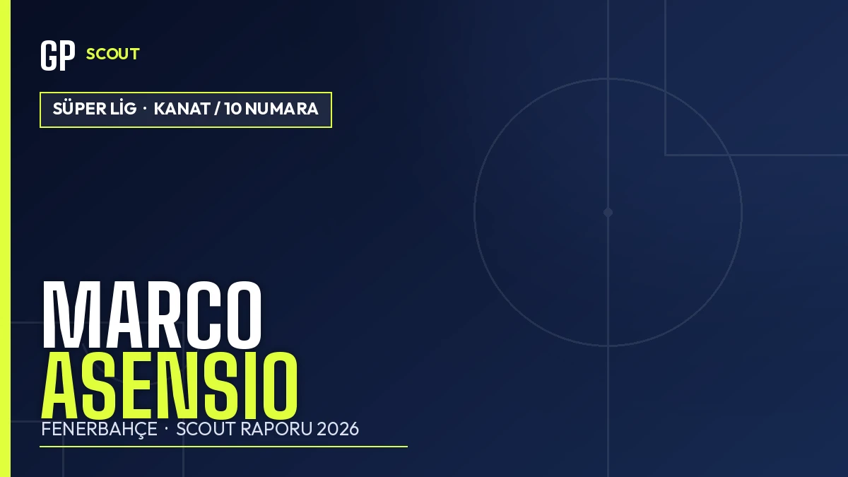 Informe Scout de Marco Asensio 2026: El Encaje Táctico que Fenerbahçe Encontró en Rebajas