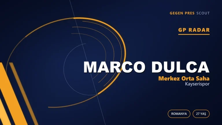 GP Radar: Marco Dulca — Kayserispor’un Romanyalı Orta Saha Transferi