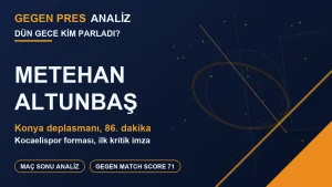 Metehan Altunbaş, Konya’da Kocaelispor’un İlk Yaz Sözünü Tuttu: 86. Dakika Neden Tesadüf Değil?