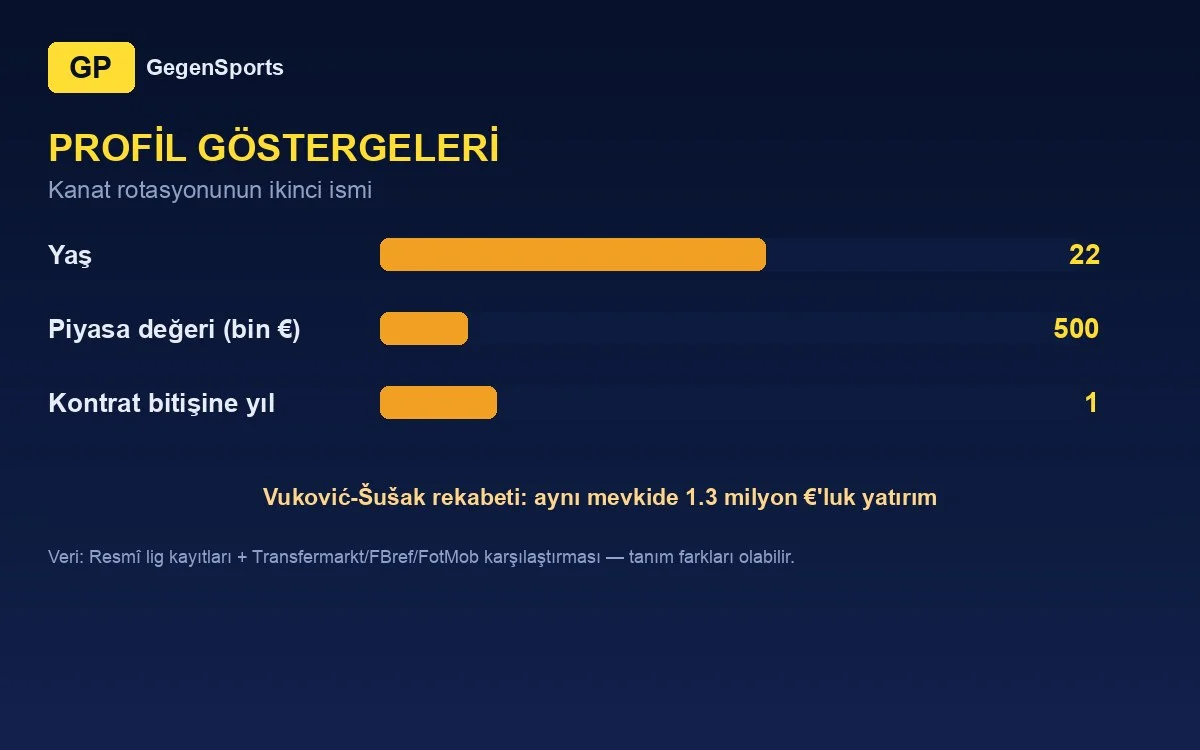 Mirko Šušak profil göstergeleri