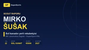 Mirko Šušak Scout Raporu: Aynı Kanatta İki Yatırım — Šušak Farkı Nerede Yaratır?
