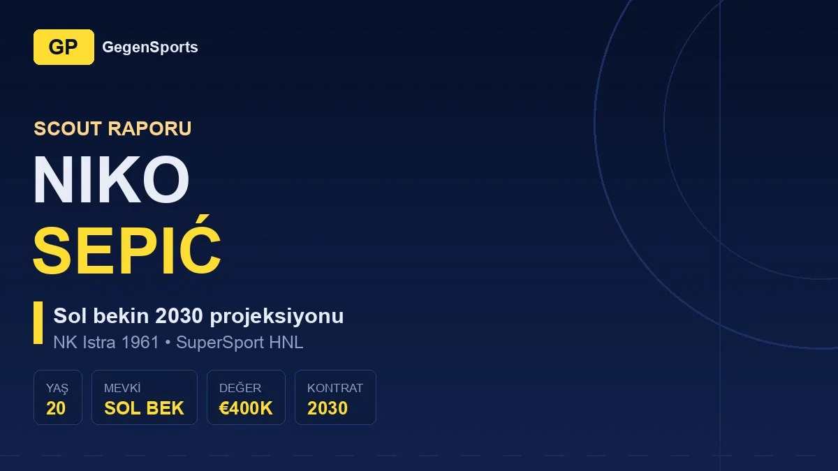 Niko Sepić Scout Raporu: Istra’nın 2030 Savunma Projesinin Sol Ayağı Kim?
