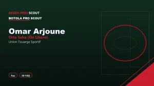 Omar Arjoune Union Touarga Sportif Scouting Report