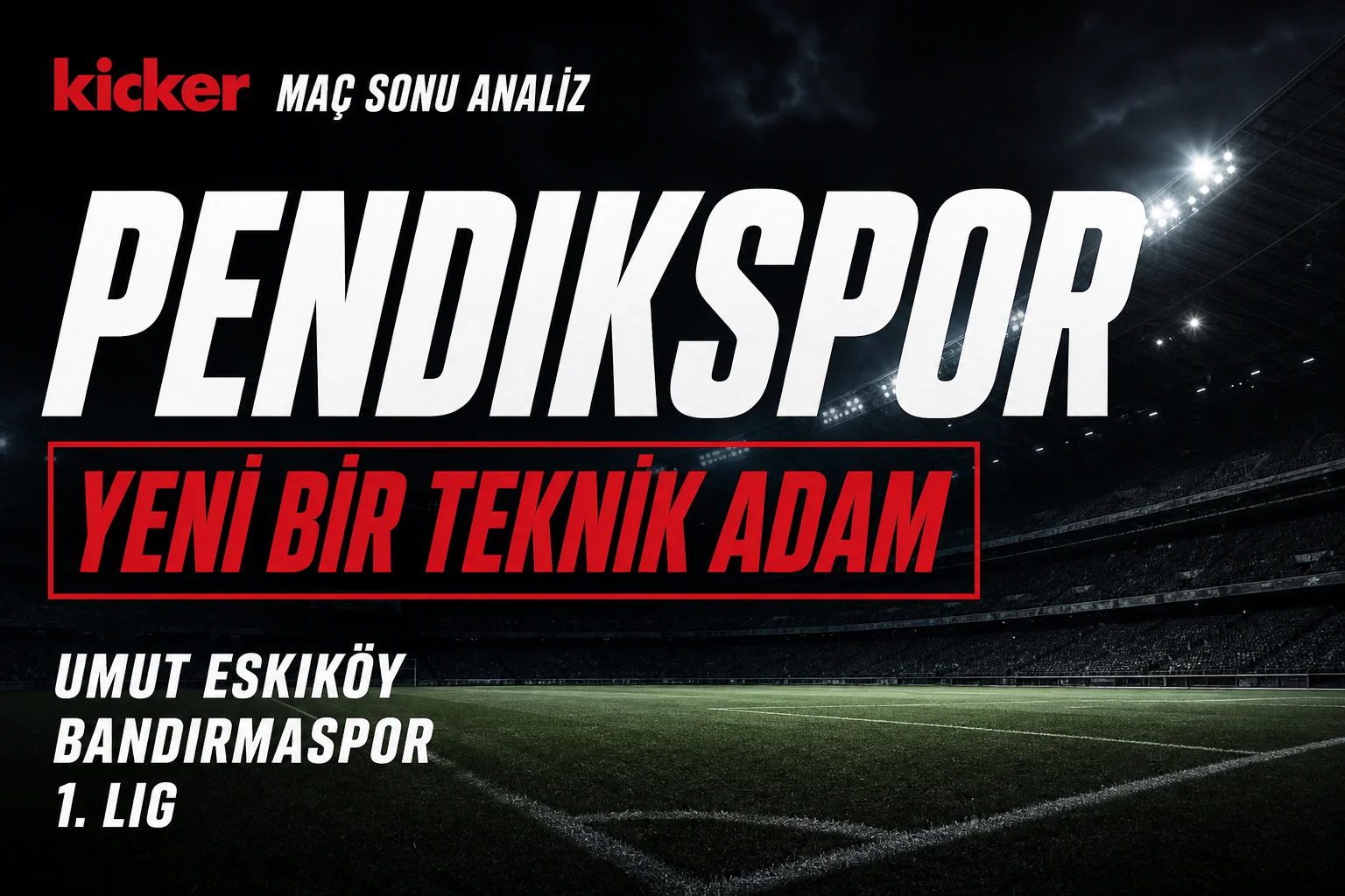 Türk futbolu yeni bir teknik adam kazandı: Umut Eskiköy