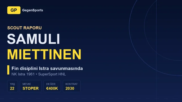 Samuli Miettinen Scout Raporu: Fin Stoper Istra’nın Genç Bloğuna Ne Ekliyor?