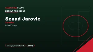 Senad Jarovic Ittihad Tanger Scouting Report