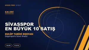 Sivasspor’un En Büyük 10 Bonservis Satışı: Kulüp Tarihinin Rekor Transferleri