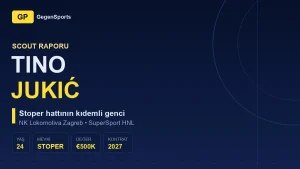 Tino Jukić Scout Raporu: 52 Gol Yiyen Savunma Kimin Etrafında Yeniden Kurulacak?