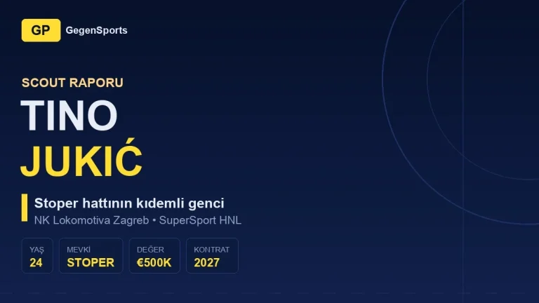 Tino Jukić Scout Raporu: 52 Gol Yiyen Savunma Kimin Etrafında Yeniden Kurulacak?