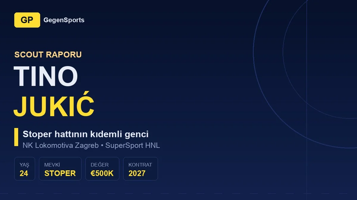 Tino Jukić Scout Raporu: 52 Gol Yiyen Savunma Kimin Etrafında Yeniden Kurulacak?