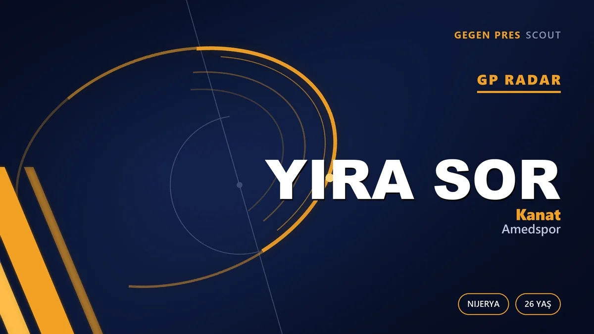 GP Radar: Yira Sor — Amedspor’un Nijeryalı Kanat Transferi