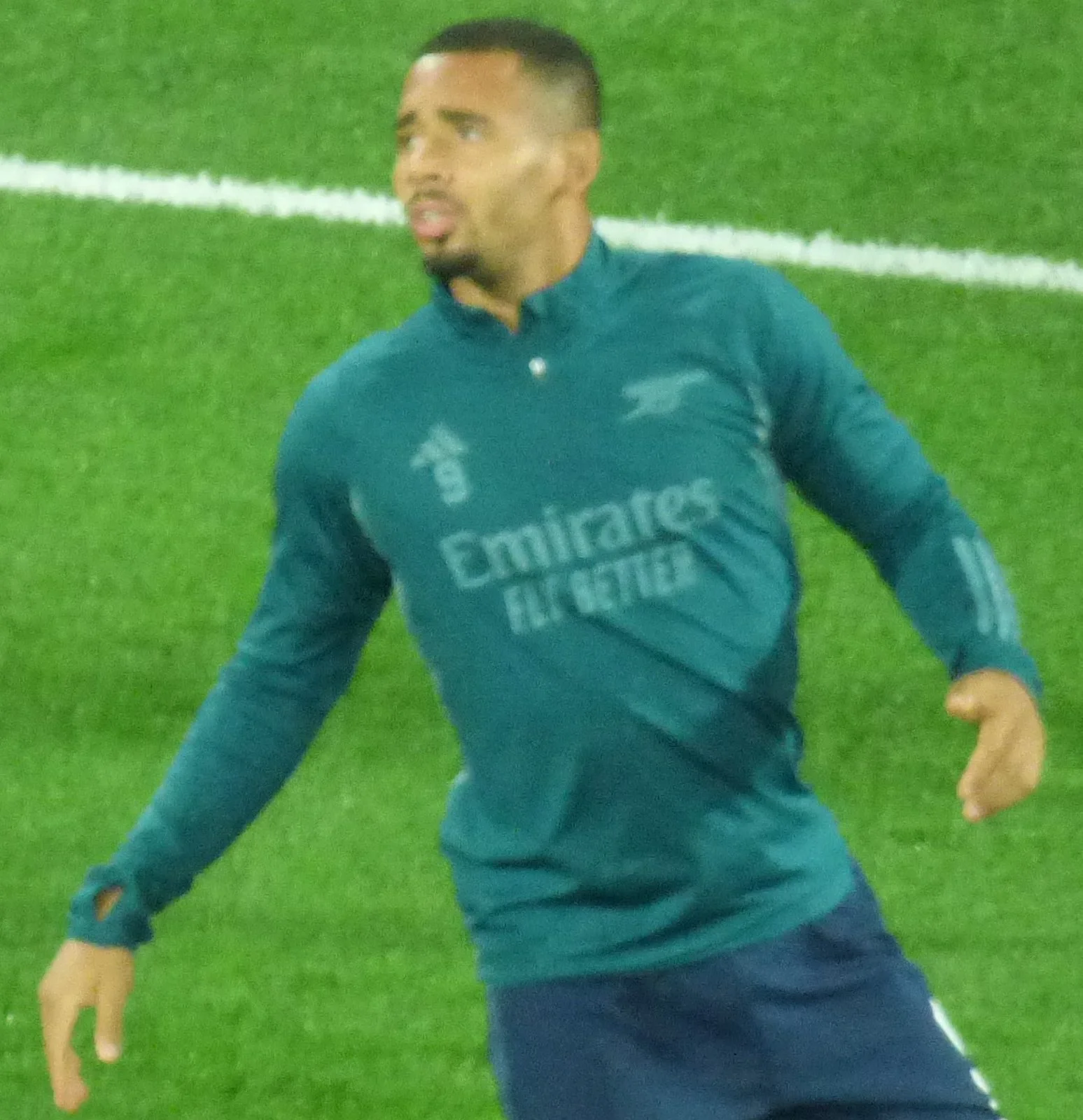 Gabriel Jesus 2023 yılında Arsenal formasıyla RC Lens deplasmanında Şampiyonlar Ligi maçında