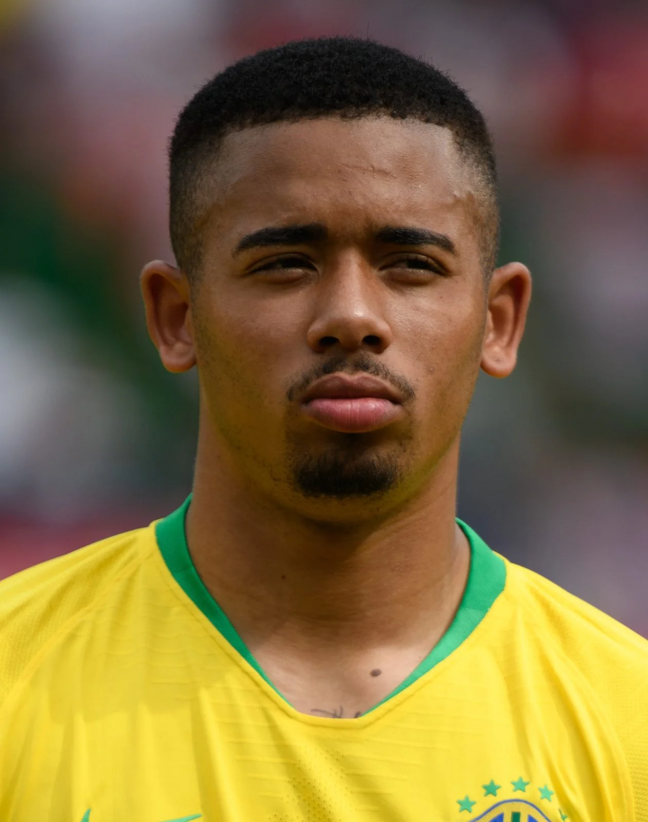 Gabriel Jesus 2018 yılında Brezilya A Milli Takımı formasıyla hazırlık maçında