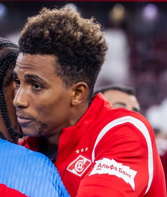 Gedson Fernandes, Spartak Moskova formasıyla maç sonrası yakın plan