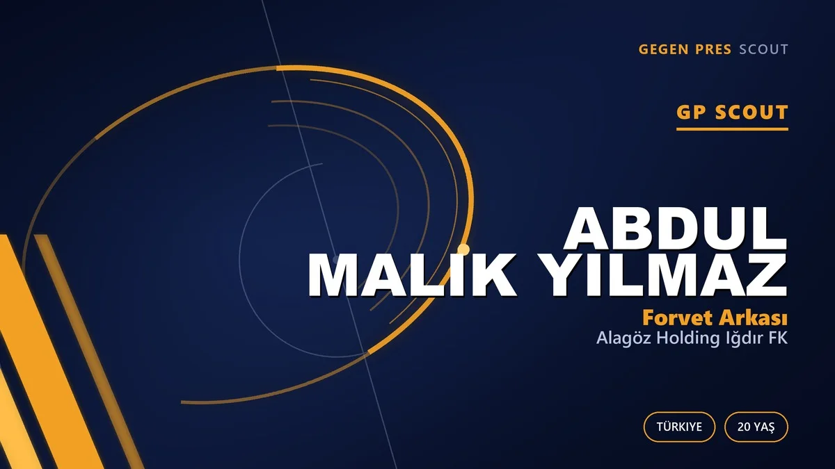 Boyu Kayıtlarda Yok, Golü Sahada Var: Abdul Malik Yılmaz
