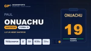 Gegen Pres | Nijerya’nın 19 Numarası Paul Onuachu: Premier Lig’den Trabzonspor’a Dönen Golcü
