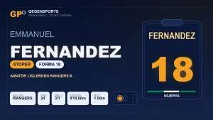 Gegen Pres | Nijerya’nın 18 Numarası Emmanuel Fernandez: 2,9 Milyon Euroluk Transferden 18 Milyonluk Değere