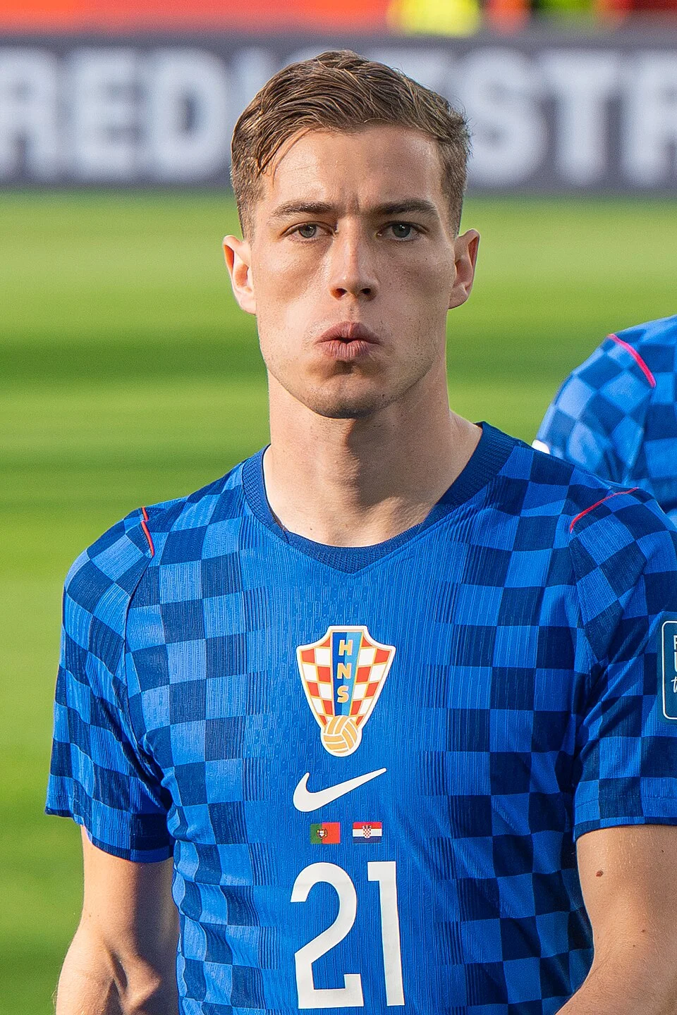 Hırvatistan formasıyla Luka Sučić