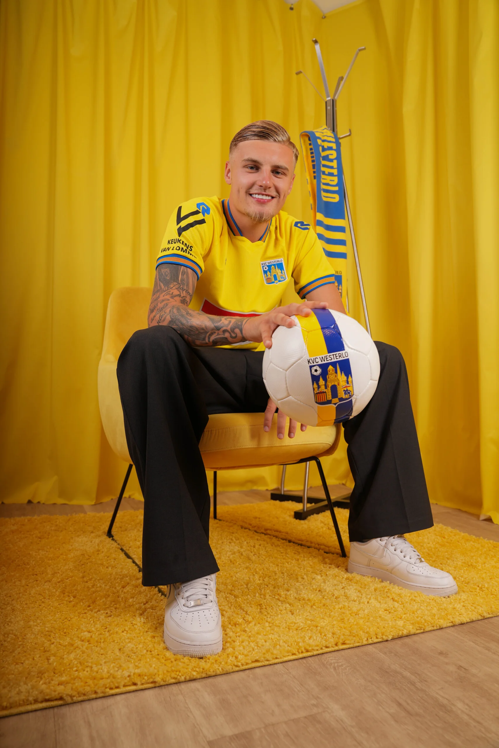 Norman Bassette Westerlo forması giyerken