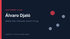 Álvaro Djaló Scout Raporu: Athletic Club Kanat Analizi