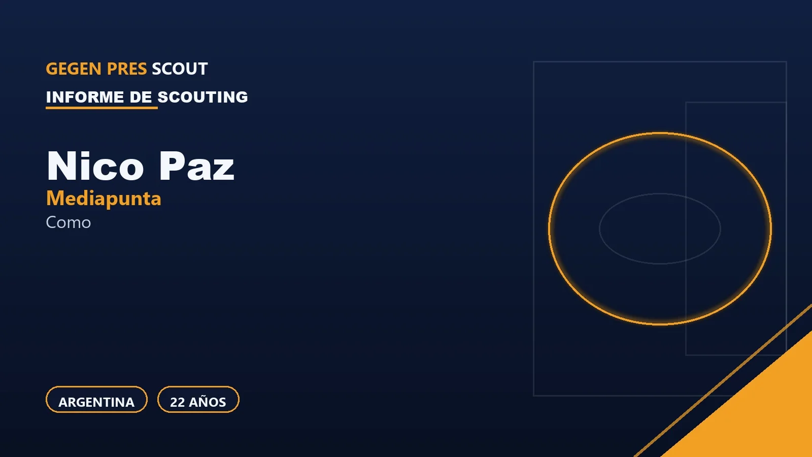 Informe Scout de Nico Paz: El Mediapunta del Como Tras una Noche de Champions