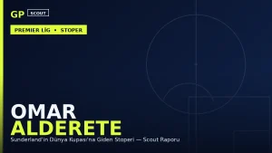 Omar Alderete Scout Raporu 2026: Sunderland’in Dünya Kupası’na Giden Stoperi