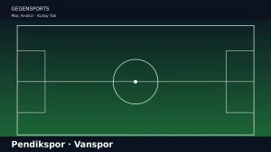 Pendikspor – Vanspor Maç Sonu: Mustafa Gürsel Bu Kez Beklemedi, Bastı!