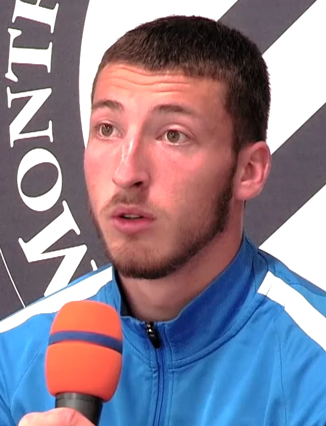 Thibaut Vargas, Montpellier altyapı döneminde röportaj verirken
