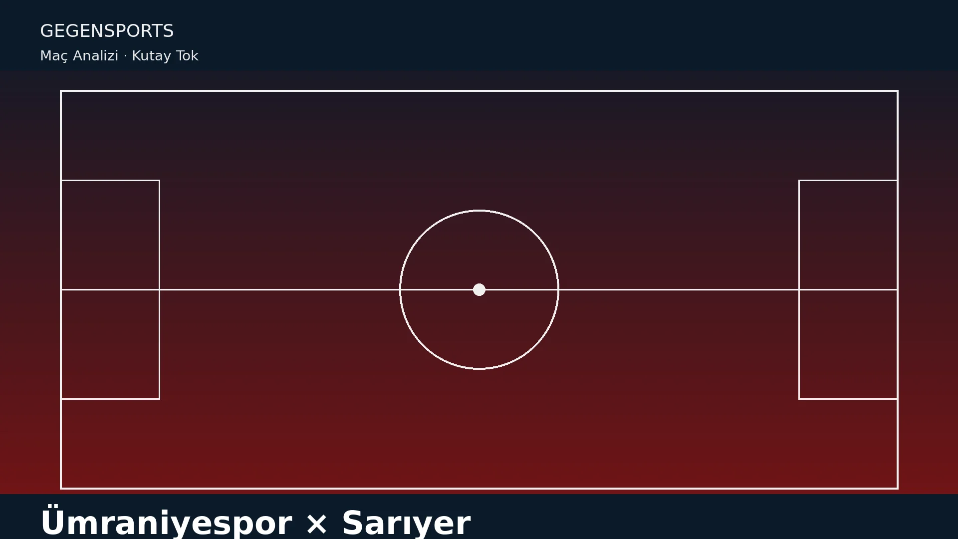 Ümraniyespor – Sarıyer Maç Sonu (Sarıyer’in Kaybettiği 60 Dakika)